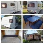 Caravelair Antares Luxe 425. 2003, voortent, luifel, erker., Caravans en Kamperen, Omvormbare zithoek, Treinzit, Particulier, Luifel
