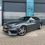 Mercedes-Benz C-Klasse Estate C200 (AMG-line), Auto's, Mercedes-Benz, Achterwielaandrijving, Zwart, 4 cilinders, Leder
