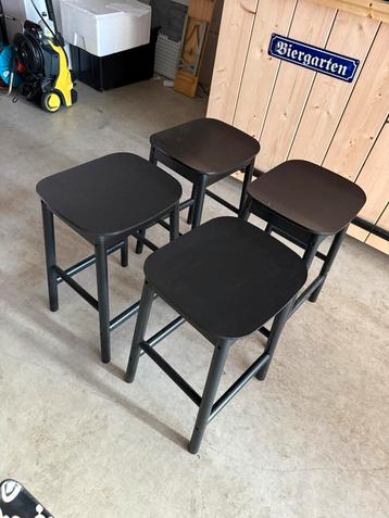 Zwarte barkrukken ikea 4 stuks beschikbaar voor biedingen