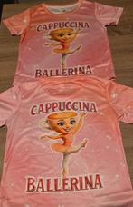 tshirtsballerina cappuccina en tung tung, Kinderen en Baby's, Kinderkleding | Maat 104, Ophalen of Verzenden, Nieuw