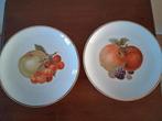 2x psaa Bavaria fruit Decor met goudrand schalen, Ophalen of Verzenden