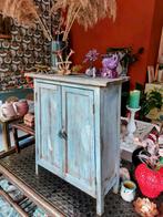 Rustieke Indiase Kast Ibiza Stijl, Ophalen, Met deur(en), ., Zo goed als nieuw