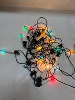 Vintage kerstverlichting kaarslampjes gekleurd, Diversen, Ophalen of Verzenden, Zo goed als nieuw