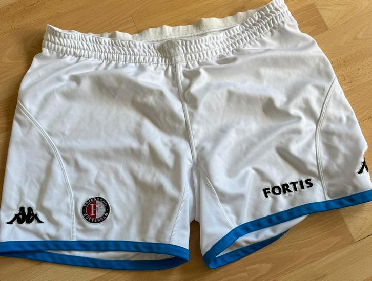 Drie vintage voetbalbroekjes Feyenoord, Kleding | Heren, Sportkleding, Gedragen, Voetbal, Overige maten, Wit, Ophalen of Verzenden