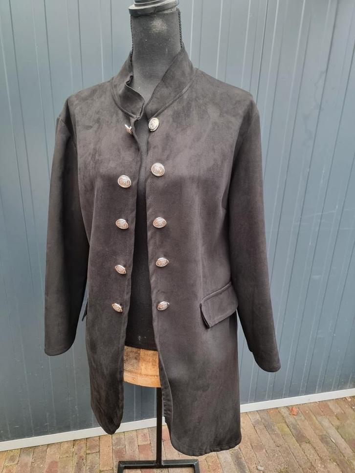 Miss Etam Jas & Gilet XL, Kleding | Dames, Bodywarmers, Zo goed als nieuw, Maat 46/48 (XL) of groter, Zwart, Ophalen of Verzenden