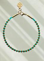 Armband zirkoon nieuw, Ophalen of Verzenden, Nieuw, Groen, Met edelsteen