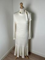 Lotus vintage maat 42 creme midi winter jurk 2643