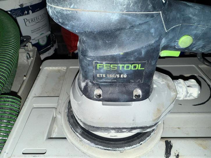 Festool ETS 150/5 EQ Plus Excentrische Schuurmachine, Doe-het-zelf en Verbouw, Gereedschap | Schuurmachines, Gebruikt, Excentrische schuurmachine