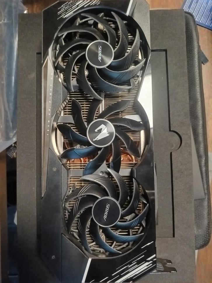 12 GB RTX 3080 MASTER Met LCD, Computers en Software, Videokaarten, Gebruikt, Nvidia, PCI-Express 4.0, GDDR6, HDMI, DisplayPort