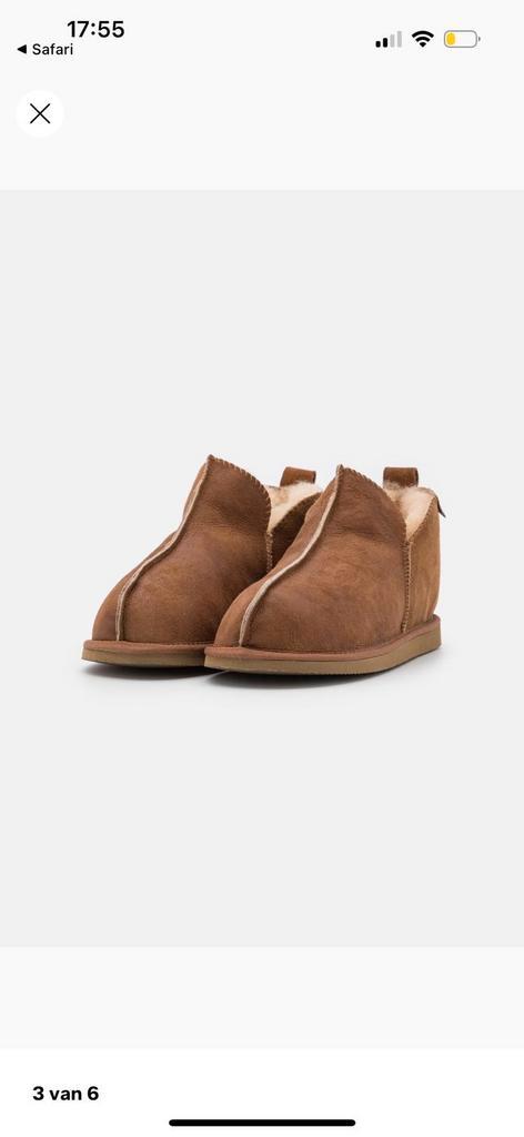 Shepherd wollen suède pantoffels cognac maat 42, Kleding | Dames, Schoenen, Nieuw, Bruin, Ophalen of Verzenden