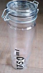 Glazen Bewaarpot van Blokker. 1750ml., Ophalen, Gebruikt, Glas, Pot, Bus of Blik