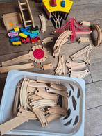 Treinbaan ikea hout, Kinderen en Baby's, Speelgoed | Houten speelgoed, Ophalen of Verzenden, Gebruikt