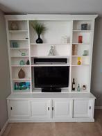 Grote witte wandkast/ tv meubel, Huis en Inrichting, Ophalen, 200 cm of meer, Zo goed als nieuw, 25 tot 50 cm