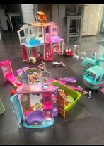 Barbiehuis met accessoires, Kinderen en Baby's, Speelgoed | Poppen, Ophalen of Verzenden, Gebruikt, Barbie