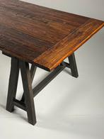 2x eettafel schagen landelijk 300cm, Ophalen, Teakhout, 200 cm of meer, 50 tot 100 cm