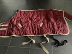 Te koop: bordeauxrode winterdeken maat 195., Ophalen, Gebruikt, Deken