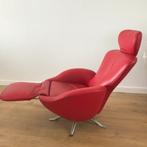 Cassina Dodo K10 K-10 design fauteuil stoel leer rood, Ophalen, Gebruikt, Leer, Nvt