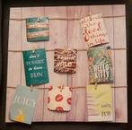 Leuk canvas met wasknijpertjes voor foto's/kaarten, Ophalen, Nieuw