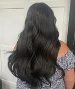 Clip in extensions vietnamese haar, Ophalen of Verzenden, Zo goed als nieuw, Pruik of Haarverlenging