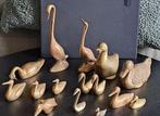 Partij massief koperen watervogels. Samen 1 koop., Ophalen of Verzenden, Koper