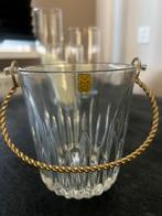 Kristallen IJsemmer met Verguld Handvat, Antiek en Kunst, Ophalen of Verzenden