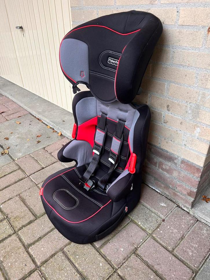 Fisher-Price Autostoel met Gordels, Kinderen en Baby's, Autostoeltjes, Gebruikt, Overige merken, 9 t/m 36 kg, Autogordel, Verstelbare rugleuning