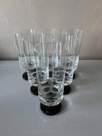 J. Friedrich Kristall longdrinkglazen op voet, Antiek en Kunst, Antiek | Glas en Kristal, Ophalen of Verzenden