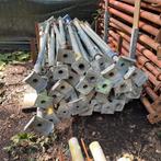136 Bouwstempels/Schroefstempels Gebruikt, €18 per stuk, Doe-het-zelf en Verbouw, Steigers, Ophalen, Gebruikt, Overige typen, 2 tot 5 meter