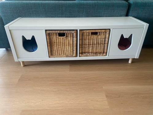 IKEA Kallax Kattenkast, Huis en Inrichting, Kasten | Overige, Gebruikt, Ophalen