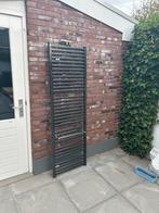 Zwarte Badkamer Radiator 185x60cm, Doe-het-zelf en Verbouw, Verwarming en Radiatoren, Ophalen, Gebruikt, Radiator, 60 tot 150 cm