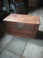 Indiase kist, prachtig bewerkt. brocante antiek kunst, Ophalen, Minder dan 50 cm, Gebruikt, 50 tot 100 cm