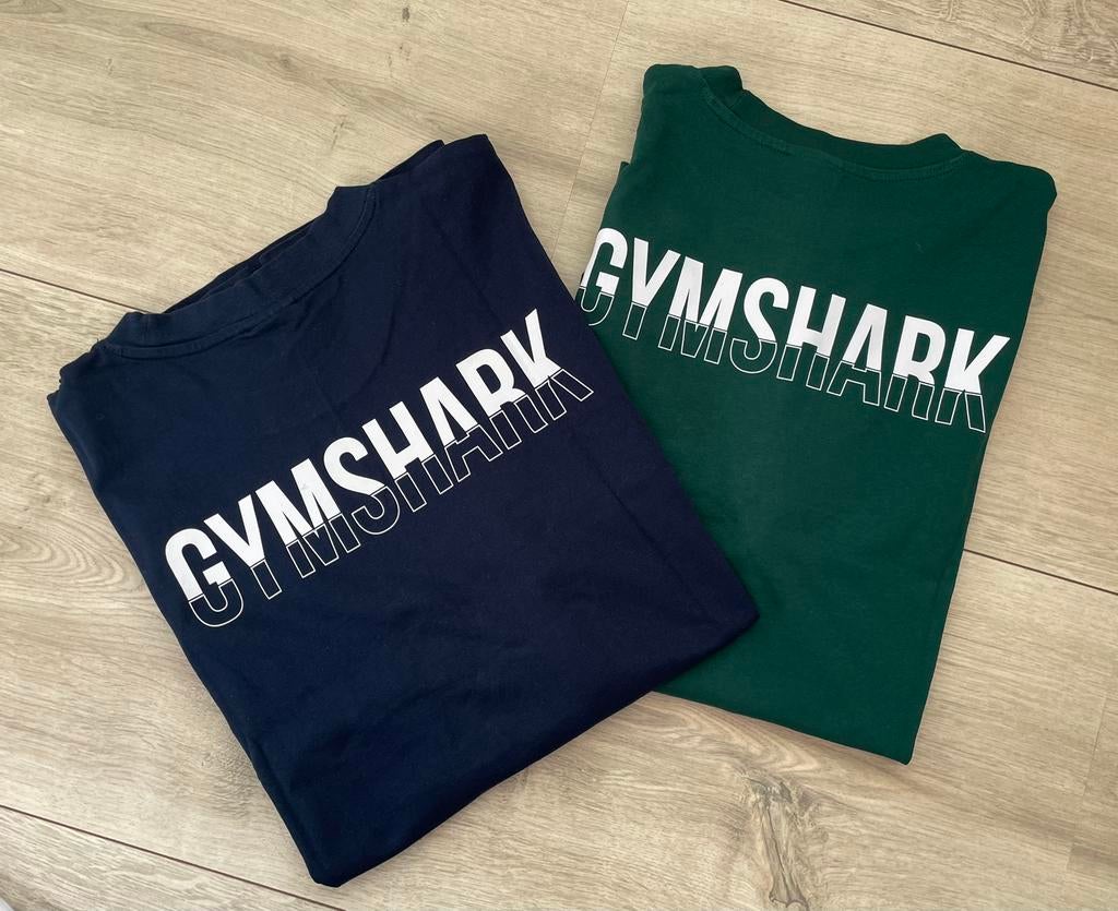 Gymshark oversized shirts, Ophalen of Verzenden, Zo goed als nieuw, Maat 46/48 (XL) of groter, Fitness of Aerobics