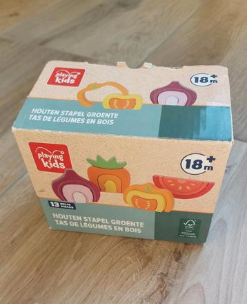 Playing Kids Houten Stapel Groente beschikbaar voor biedingen