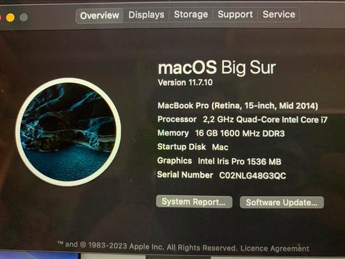 Macbook Pro 15-inch Mid-2014 Quad-core i7 16GB 1TB, Computers en Software, Apple Macbooks, Gebruikt, MacBook Pro, 15 inch, 2 tot 3 Ghz