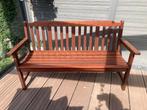 Hardhouten tuinbank 3 persoons ZGAN, Tuin en Terras, Tuinbanken, Ophalen, Zo goed als nieuw, Hout