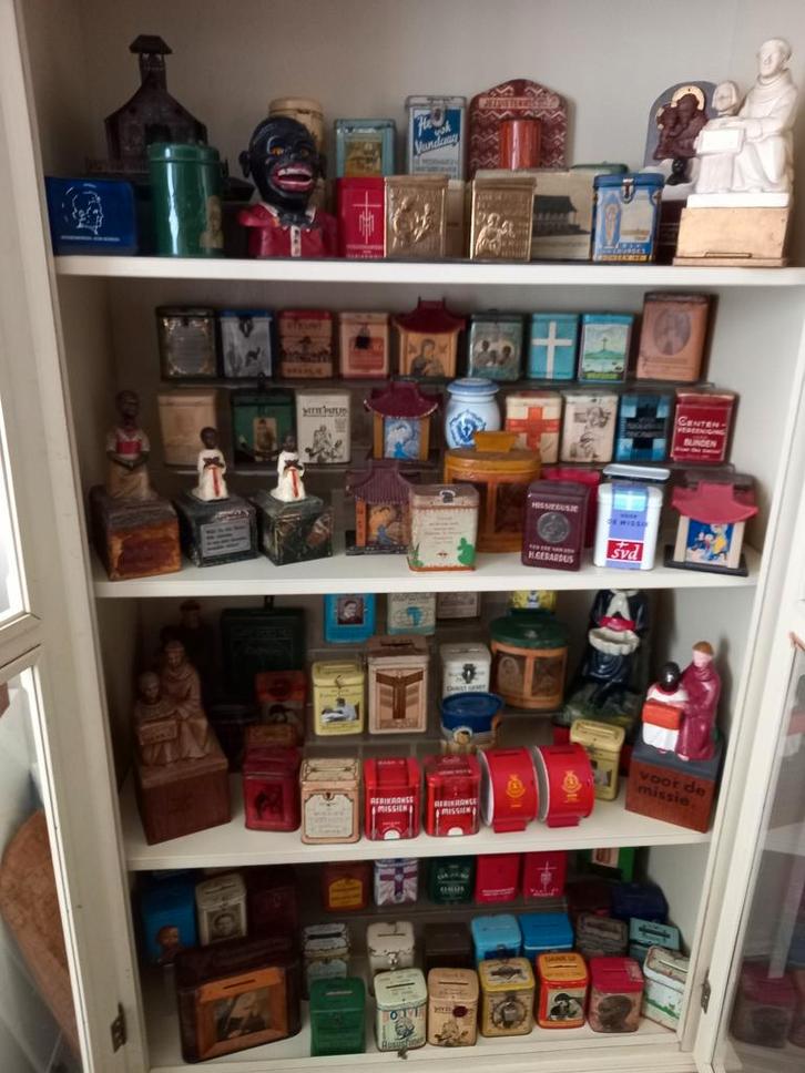 MISSIEBUSJE Grote Collectie Zendings- en Missiebusjes (150+), Verzamelen, Overige Verzamelen, Ophalen of Verzenden