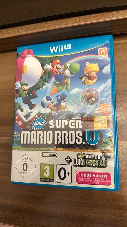 New Super Mario Bros. U + New Super Luigi U Bundle, Wii U, Spelcomputers en Games, Games | Nintendo Wii U, Zo goed als nieuw, Platform