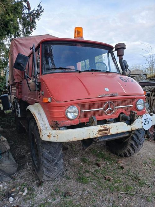 Unimog 416 Dubbele cabine, Zakelijke goederen, Agrarisch | Tractoren, 2500 tot 5000, Overige merken, 80 tot 120 Pk, Oldtimer, Ophalen