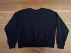 Zwarte sweater met kanten bies (Only, maat S), Only, Zwart, Ophalen of Verzenden, Zo goed als nieuw