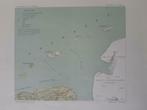 B113/ Plattegrond Noord Oost Wadden in 1795. Litho uit 1913, Antiek en Kunst, Ophalen of Verzenden