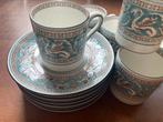 Wedgwood FLORENTINE TURQUOISE, Huis en Inrichting, Keuken | Servies, Ophalen of Verzenden, Zo goed als nieuw, Wedgwood, Kop(pen) en/of Schotel(s)