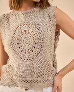 Nieuw! Dames gehaakte top, Kleding | Dames, Tops, Overige kleuren, Zara, Maat 42/44 (L), Nieuw