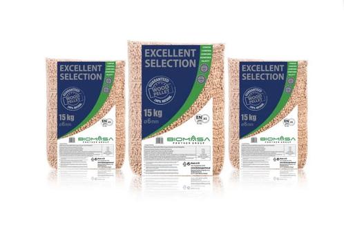 Excellent houtpellets ENplus A1 €399,- gratis bezorgen., Tuin en Terras, Haardhout, Blokken, Overige houtsoorten, 6 m³ of meer