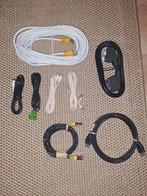 Diverse kabels - HDMI, Scart, Netwerk, Audio, Ophalen, Gebruikt, Minder dan 2 meter, Overige kabels