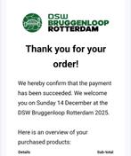 Startnummer bruggenloop Rotterdam Wave 4, Tickets en Kaartjes, Eén persoon