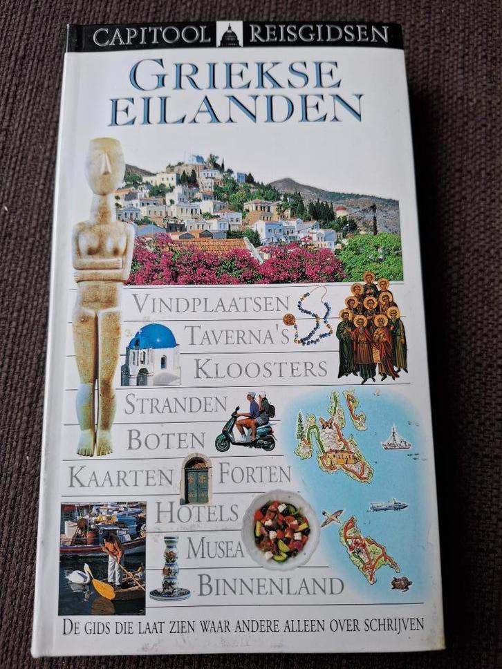 Capitool reisgids Griekse eilanden ( Kos, Lesbos, Santorini), Boeken, Reisgidsen, Gelezen, Reisgids of -boek, Europa, Capitool