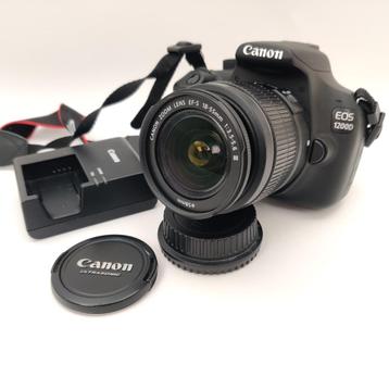 Canon EOS 1200D camera met 18-55mm lens en lader nu €239.99 beschikbaar voor biedingen