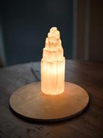 Seleniet natuursteen lamp 30 cm, Ophalen, Zo goed als nieuw, Minder dan 50 cm