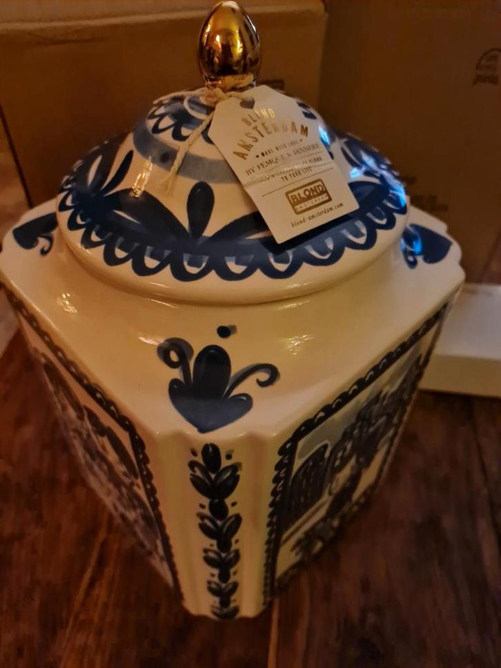 Blond Amsterdam Voorraadpot XL Delfts Blond, Huis en Inrichting, Keuken | Servies, Nieuw, Overige typen, Blond Amsterdam, Aardewerk