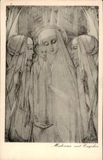 Jan Toorop, Madonna met engelen, Verzamelen, Ansichtkaarten | Themakaarten, Verzenden, 1940 tot 1960, Ongelopen